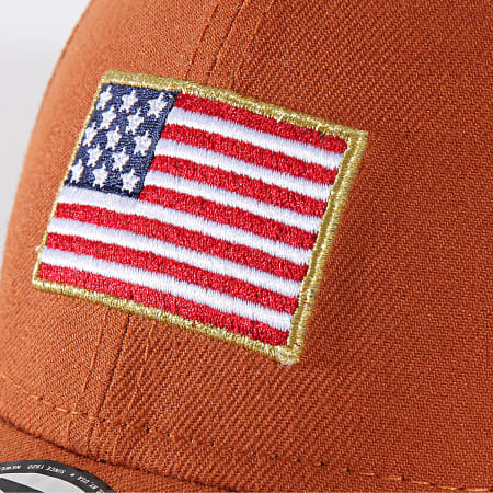 New Era - Casquette 9Forty Flagged 12040475 Caramel