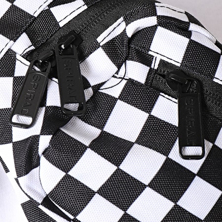 Spiral - Riñonera Checkmate negro blanco