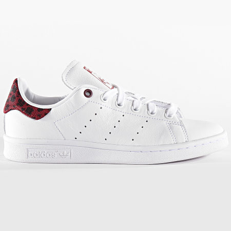 Adidas Originals - Baskets Femme Stan Smith EE4896 Footwear White Burgundy Core Black