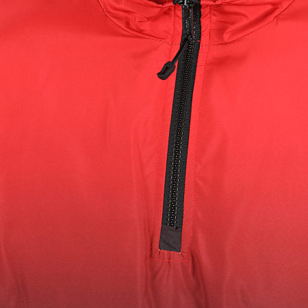Urban Classics - Sudadera con cremallera en el cuello TB3125 Rojo Morado Negro