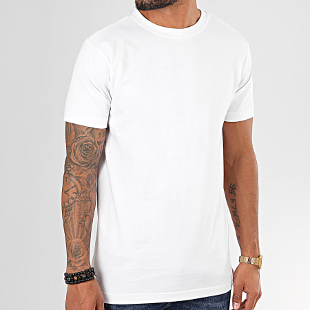 Urban Classics - Pack De 2 Camisetas Básicas TB2684A Blanco Negro