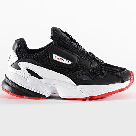 Adidas Originals - Baskets Femme Falcon Zip EF3644 Core Black Footwear White Red