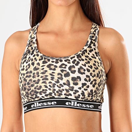 Ellesse - Sujetador Mujer Iascia SGC07305 Beige Leopardo