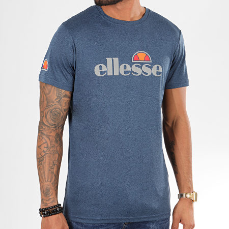 Ellesse - Tee Shirt De Sport Réfléchissant Sammeti SXC06441 Bleu Chiné