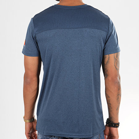 Ellesse - Camiseta deportiva reflectante Sammeti SXC06441 azul jaspeado