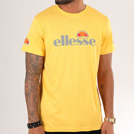 Ellesse - Camiseta deportiva reflectante Sammeti SXC06441 amarilla