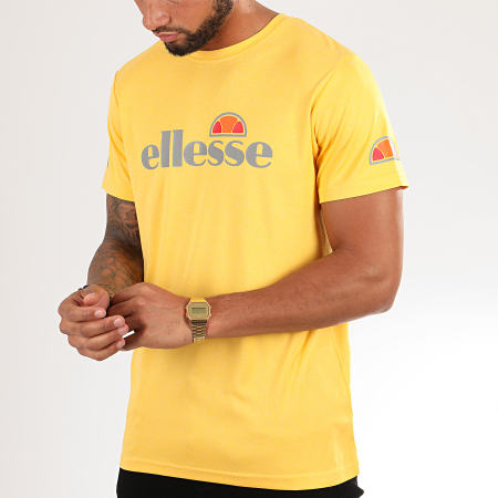 Ellesse - Camiseta deportiva reflectante Sammeti SXC06441 amarilla