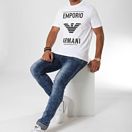 Emporio Armani - Camiseta 6G1TE7-1JNQZ Blanco