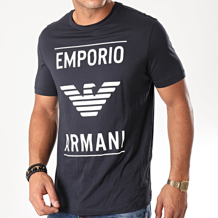 Emporio Armani - Tee Shirt 6G1TE7-1JNQZ Bleu Marine