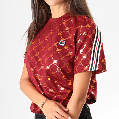 Fila - Camiseta Rosalia Mujer Burdeos