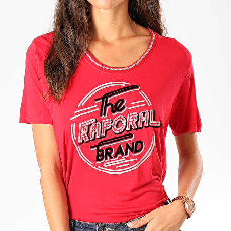 Kaporal - Camiseta Mujer Week Rojo Plata