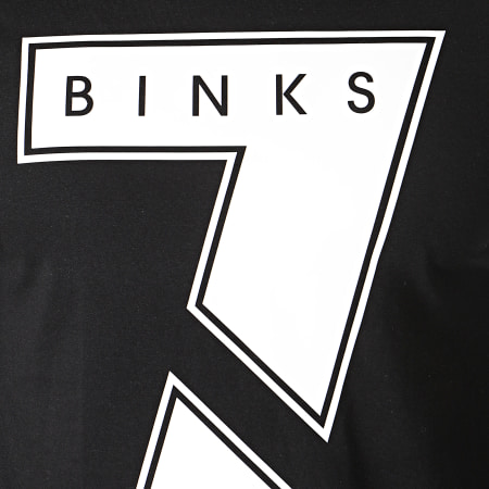 7 Binks - Tee Shirt Manches Longues Seven Noir Blanc