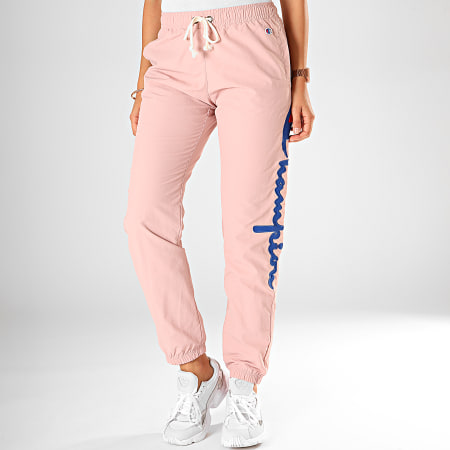 Champion - Pantalón de jogging para mujer Pantalón con puños elásticos 112151 Rosa claro
