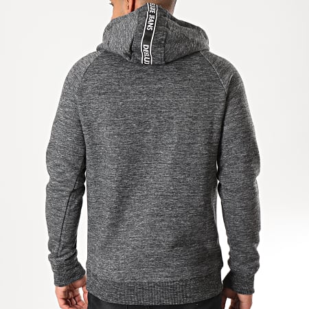 Deeluxe - Sweat Capuche Papel Gris Anthracite Chiné