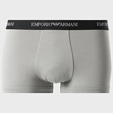 Emporio Armani - Lot De 2 Boxers 111210-CC717 Noir Gris