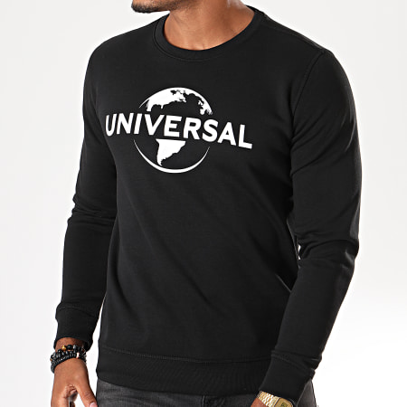 Universal Studio - Sweat Crewneck Universal Logo Mono 2019 Noir Blanc