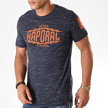 Kaporal - Camiseta Odgy azul marino jaspeado