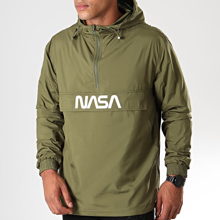 NASA - Cortaviento Skid Verde caqui
