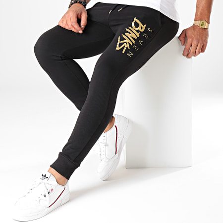 7 Binks - Logo Jogging Pants Negro Oro