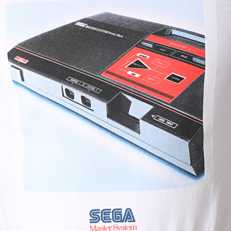 Jack And Jones - Tee Shirt Sega MasterSystem Blanc