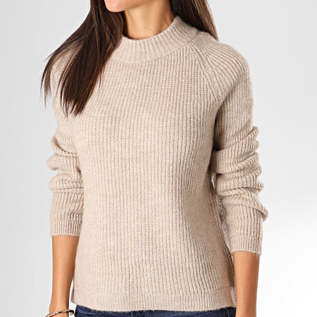 Only - Pull Femme Jade Beige Chiné