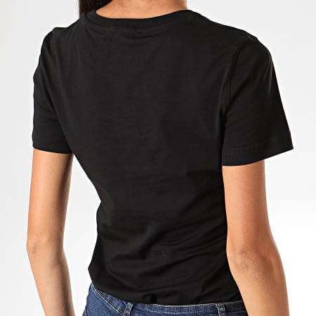 Versace Jeans Couture - Tee Shirt Slim Femme B2HUB7T1-30283 Noir