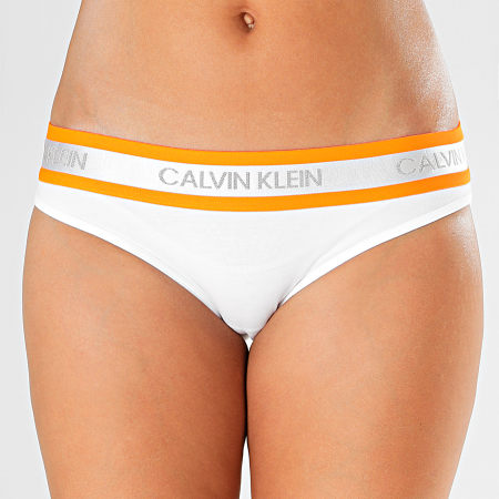 Calvin Klein - Culotte Femme 5460 Blanc Orange
