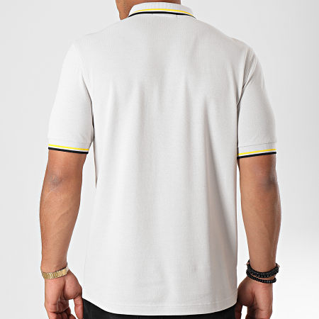 Fred Perry - Polo Manches Courtes Twin Tipped M3600 Gris Noir Jaune