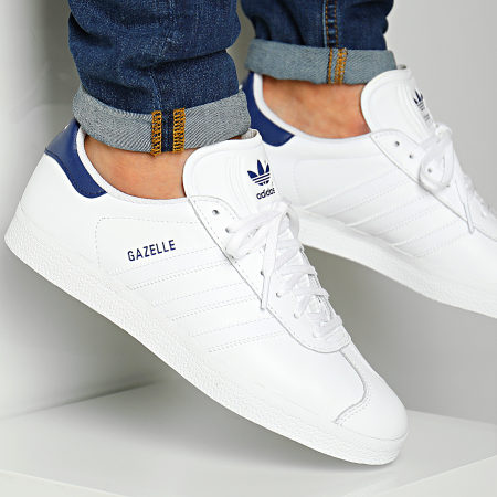 Adidas Originals - Baskets Gazelle FU9487 Footwear White DArk Blue