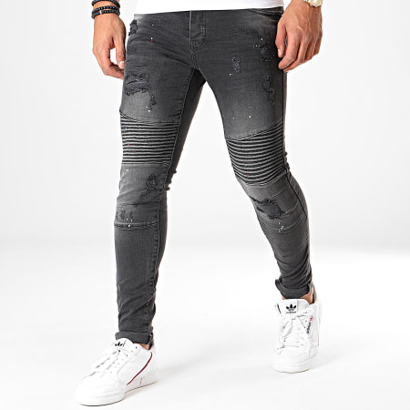 Black Needle - Jeans Slim 2882 Gris Antracita