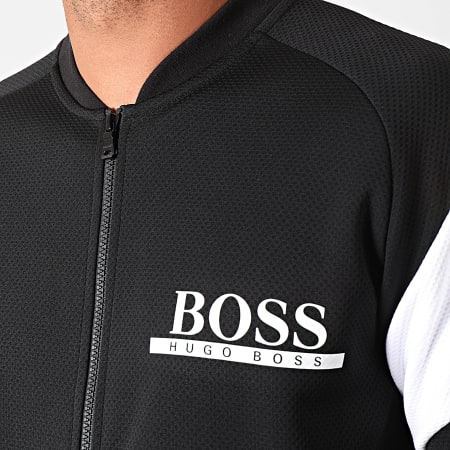BOSS - Veste Zippée Fashion College 50420372 Noir Blanc
