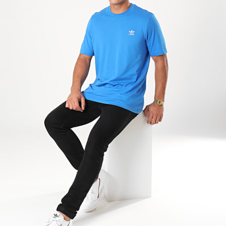 Adidas Originals - Tee Shirt Essential Trefoil FN2838 Bleu Roi