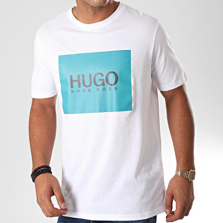 HUGO - Camiseta Dolive 194 50422155 Pato Blanco Azul