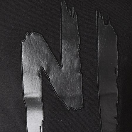 NI by Ninho - Tee Shirt Cuir 005 Noir