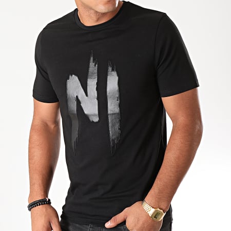 NI by Ninho - Camiseta Cuero 005 Negro