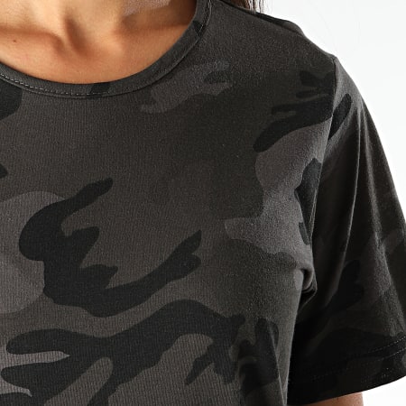 Urban Classics - Robe Tee Shirt Femme TB2221 Gris Anthracite Camouflage