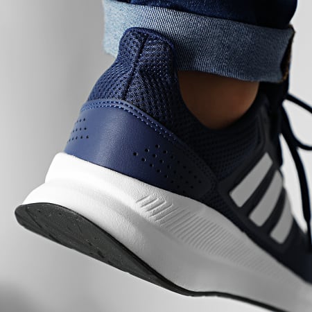 Adidas Performance - Zapatillas RunFalcon F36201 Azul Oscuro Calzado Blanco Core Negro