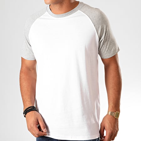 Urban Classics - Blanco Gris Moteado Camiseta