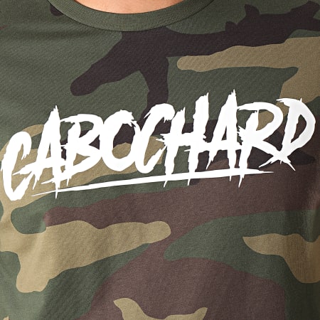 25G - Tee Shirt Cabochard Camouflage Vert Kaki