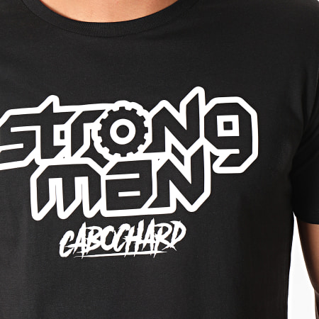 25G - Tee Shirt Strong Man Noir
