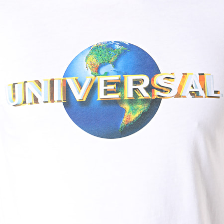 Universal Studio - Tee Shirt Universal Logo 2019 Blanc
