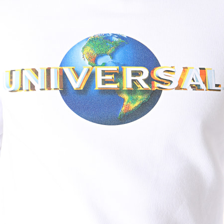 Universal Studio - Sweat Crewneck Universal Logo Blanc