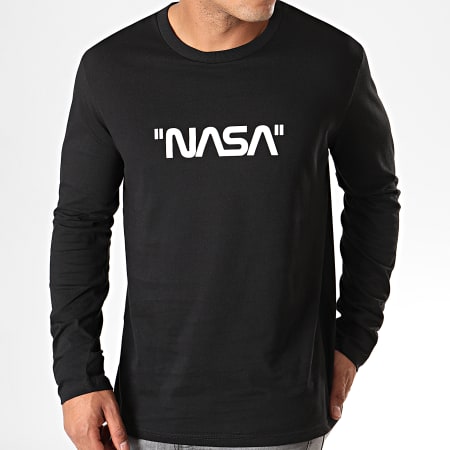 NASA - Tee Shirt Manches Longues Quote Noir