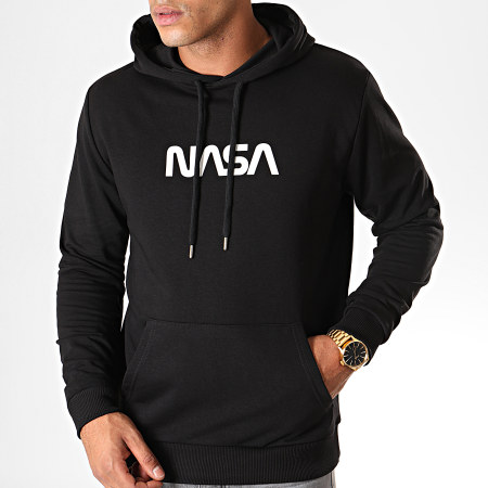 NASA - Sweat Capuche Skid Noir