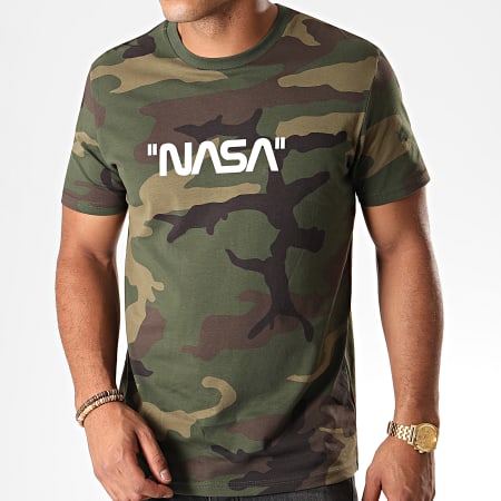 NASA - Citazione Maglietta mimetica Verde Khaki