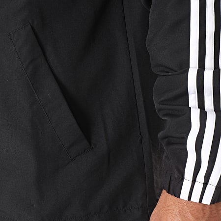 Adidas Originals - Veste Zippée Capuche Balanta EE2344 Noir Blanc