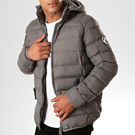Geographical Norway - Doudoune Bombe Gris Anthracite
