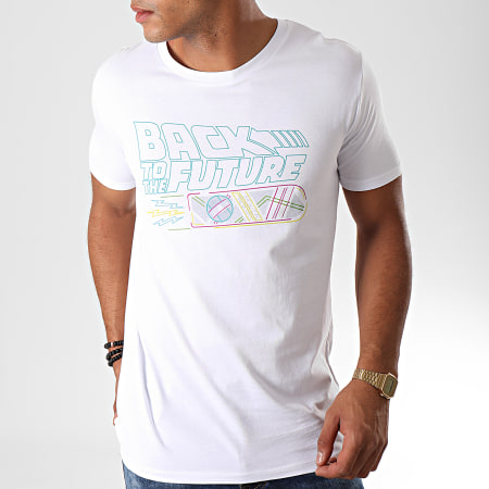 Back To The Future - Camiseta Hover Board Blanca