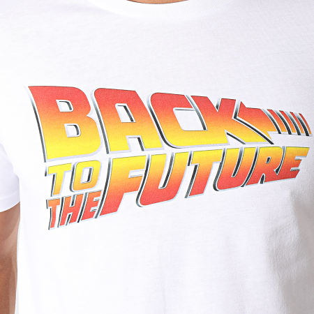 Back To The Future - Tee Shirt Title Blanc