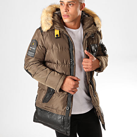 Geographical Norway - Busseldorf Fur Parka Caqui